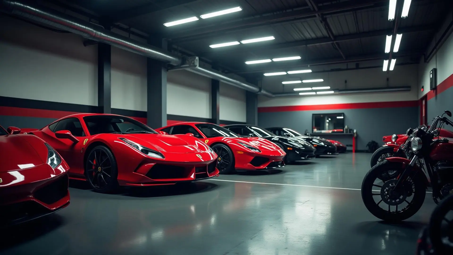 Profesionální dílna KV Autoworks s řadou sportovních vozů